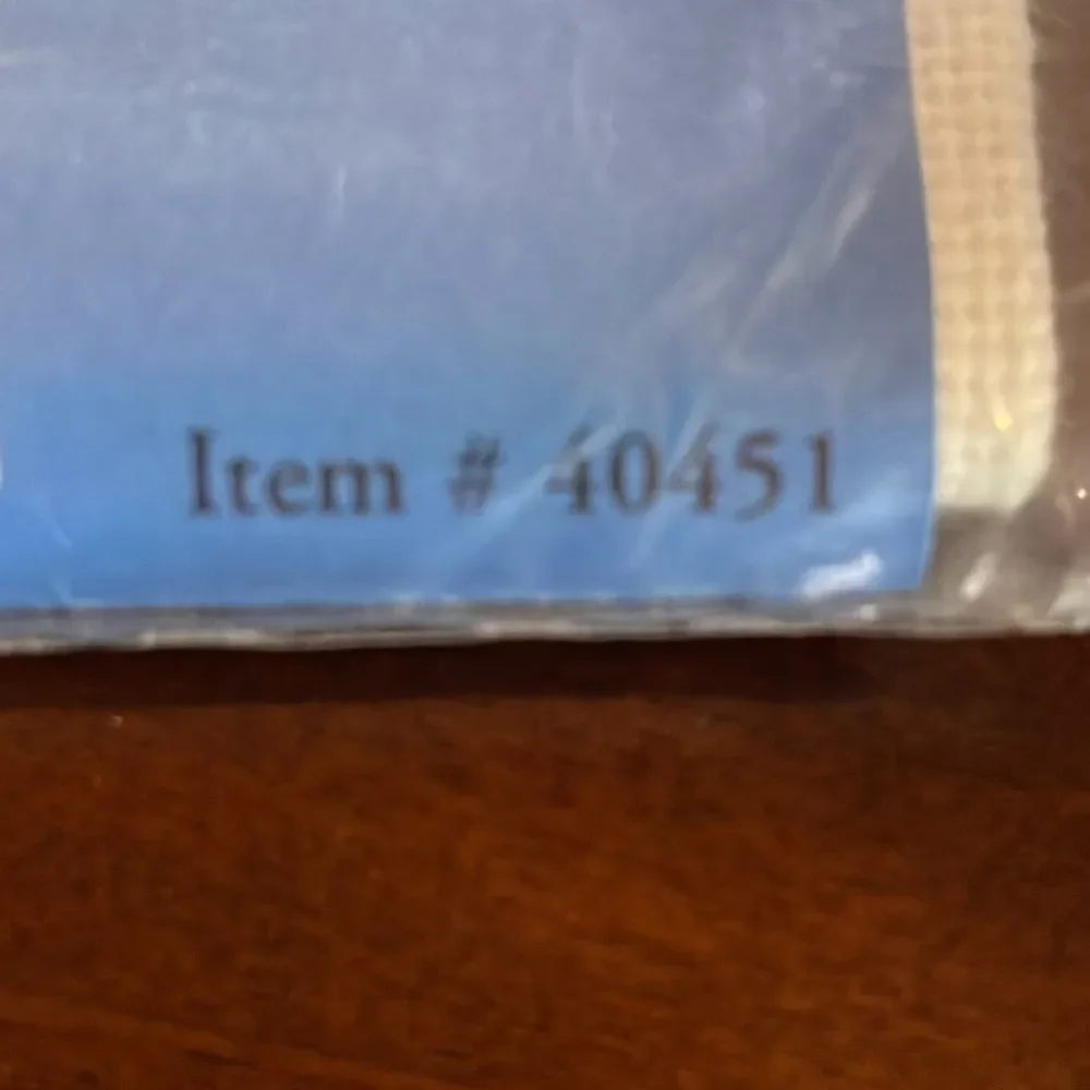 M.C.G. Textiles Easy Cross Stitch Teddy Bear Bell Pull Kit NEW unopened …